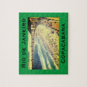 ブラジル、コパカバーナヴィンテージ、リオデジャネイロビーチ ジグソーパズル (縦)