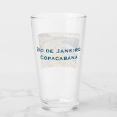 ブラジル、コパカバーナヴィンテージ、リオデジャネイロビーチ タンブラーグラス (裏面)