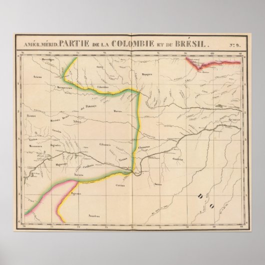 ブラジル，コロンビア ポスター (正面)