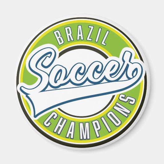 ブラジル・サッカー選手権 マグネット (正面)