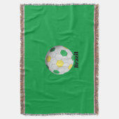 ブラジル サッカー スローブランケット (正面縦)