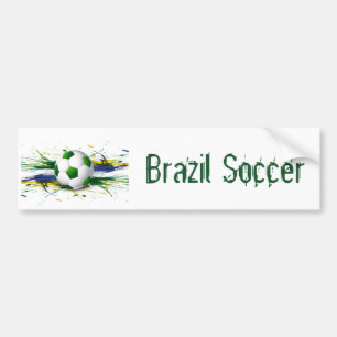 ブラジル サッカー バンパーステッカー