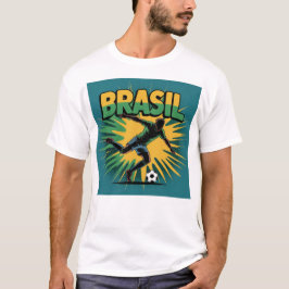 ブラジル サッカー ファン Tシャツ | フットボールの誇り | ワールド