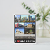 ブラジル – サンパウロ – I Love - ポストカード (スタンド正面)