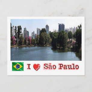 ブラジル – サンパウロ – I Love - Ibirapuera - ポストカード