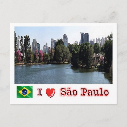 ブラジル – サンパウロ – I Love - Ibirapuera - ポストカード (正面)