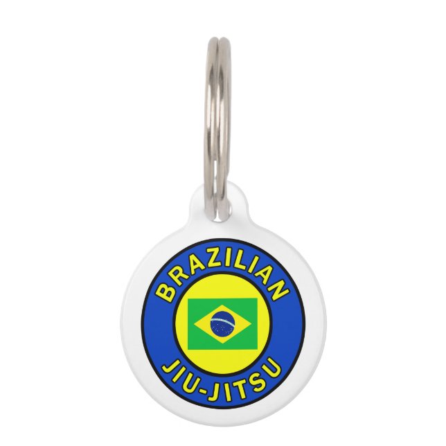 ブラジル·ジウ·ジツ ペット　ネームタグ (正面)