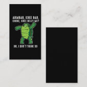 ブラジル·ジウ·ジツBJJカメ防衛陣 名刺 (正面/裏面)