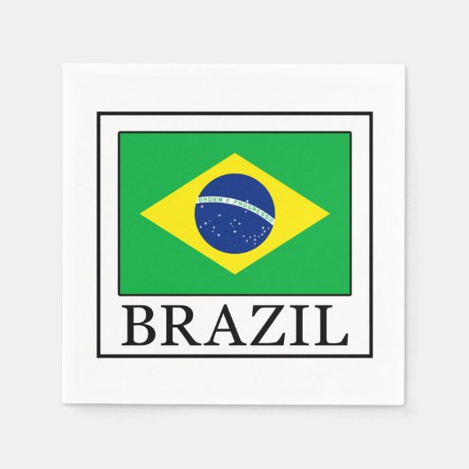 ブラジル スタンダードカクテルナプキン (正面)