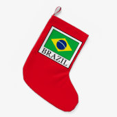 ブラジル スモールクリスマスストッキング (正面 (吊り時))