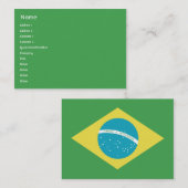ブラジル-チュビー 名刺 (正面/裏面)