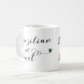 ブラジル、ハート・マグでブラジル コーヒーマグカップ (正面左)