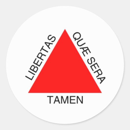 ブラジル，バンデイラデミナスジェライス ラウンドシール (正面)