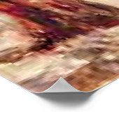 ブラジル・パケタのバナナと岩 ポスター (角)