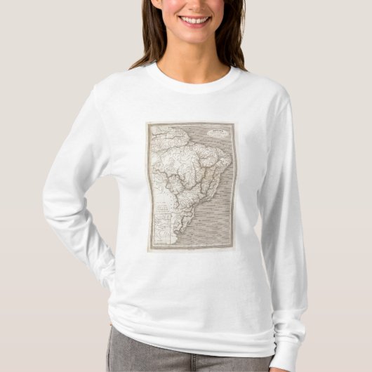 ブラジル、パラグアイおよびウルグアイ Tシャツ (正面)