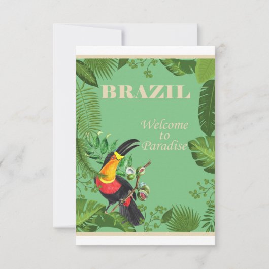 ブラジル – パラダイスへようこそ セーブザデート (正面)