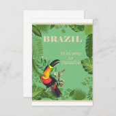 ブラジル – パラダイスへようこそ セーブザデート (正面/裏面)