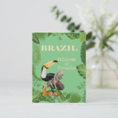 ブラジル、パラダイスへようこそ。 ポストカード (スタンド正面)