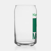 ブラジル・ブラジル国パーソナライズされた旗 ガラス缶 (右)