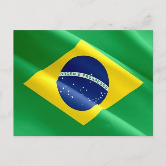 ブラジル – ブラジル国旗 –  ポストカード (正面)