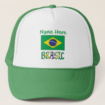 ブラジル ブラジル国旗 緑 カスタマイズ可能