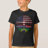 ブラジル・ブラジル米国アメリカ合衆国統一された州 Tシャツ (正面)