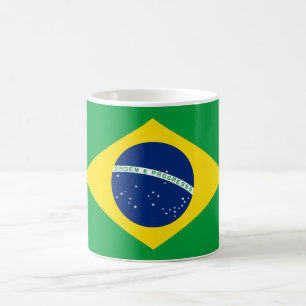 ブラジル(ブラジル)国旗 コーヒーマグカップ