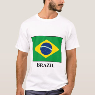 ブラジル(ブラジル)国旗 Tシャツ