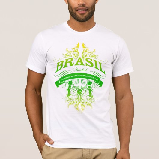 ブラジル-ブラジルFutebol Tシャツ (正面)