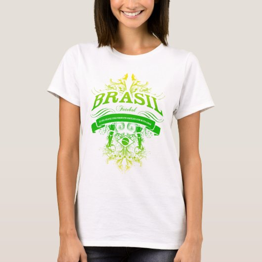 ブラジル-ブラジルFutebol Tシャツ (正面)