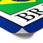 ブラジル ポスター (角)