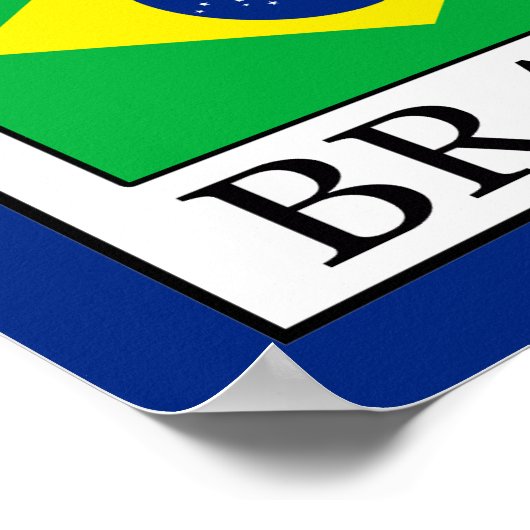 ブラジル ポスター (角)