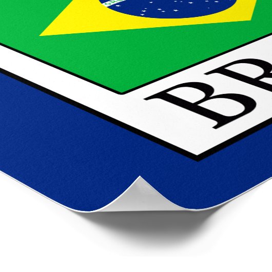 ブラジル ポスター (角)