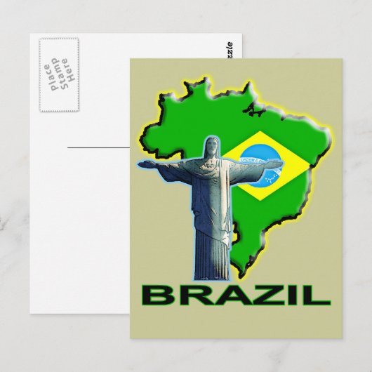 ブラジル ポストカード (正面/裏面)