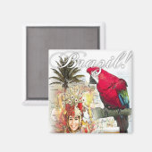 ブラジル マグネット (正面/裏面)