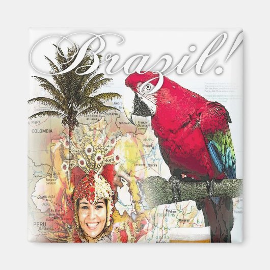 ブラジル マグネット (正面)