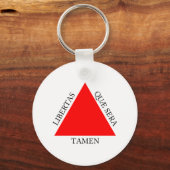 ブラジル・ミナスジェレ高品質ス国旗 キーホルダー (正面)