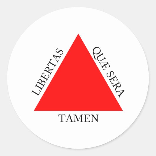 ブラジル・ミナスジェレ高品質ス国旗 ラウンドシール (正面)