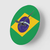 ブラジル ラウンド壁時計 (傾斜)