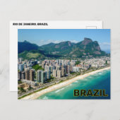 ブラジル,リオデジャネイロ ポストカード (正面/裏面)