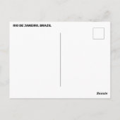 ブラジル,リオデジャネイロ ポストカード (裏面)