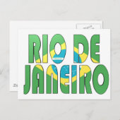 ブラジル，リオデジャネイロ ポストカード (正面/裏面)