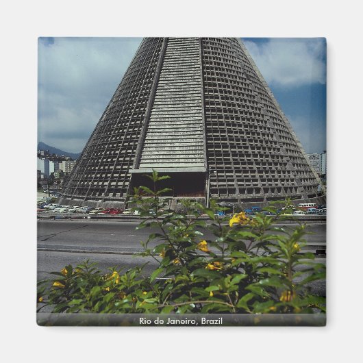 ブラジル，リオデジャネイロ マグネット (正面)