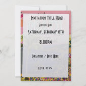 ブラジル – リオデジャネイロ 招待状 (裏面)