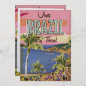 ブラジル – リオデジャネイロ 招待状 (正面/裏面)