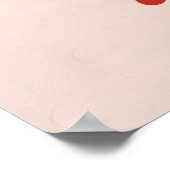 ブラジル、リオビーチ ポスター (角)