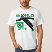 ブラジル ワールドサッカー Tシャツ (正面)