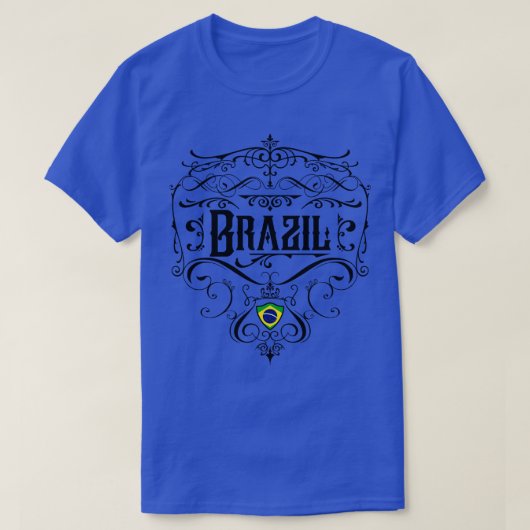 ブラジル ヴィンテージ デザイン 1 Tシャツ (デザイン正面)