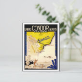 ブラジル 旅行 ポスター ヴィンテージ 郵便ハガキ ポストカード (スタンド正面)