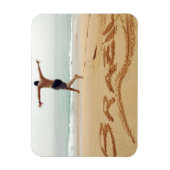 ブラジル.水着を着た素裸の男 マグネット (縦)